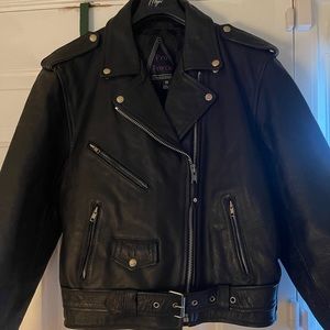 Black leather Riding Jacket or just style it up!